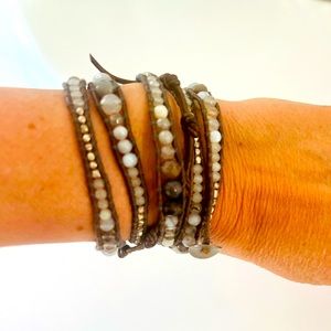 Chan Luu Wrap Boho Leather Bracelet. Approximately 36”. Like new.